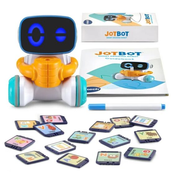 Robots VTech Art JotBot rotaļlieta,  attīstošā zīmēšanas spēle